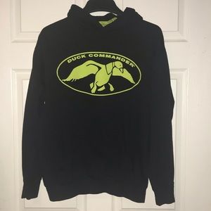 Duck Commander | Black/Neon Green Hoodie